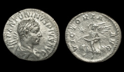 Elagabalus, Denarius, Victoria reverse